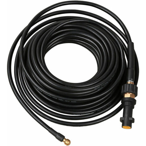 Convient pour la machine de nettoyage haute pression Kärcher, tuyau de dragage 15 m (1/4)