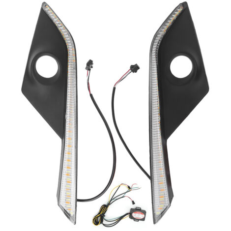 2 pièces feux diurnes LED haute visibilité remplacement difonctionnel pour Mazda cx-3 2016-2019 DC 12V (1/5)