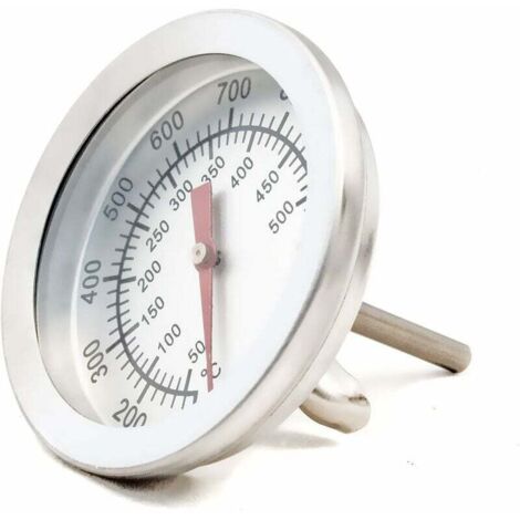 Thermomètre de cuisson analogique résistant à la chaleur pour barbecue, fours, fumeurs, fumeurs. 10°C - 500°C (1/5)