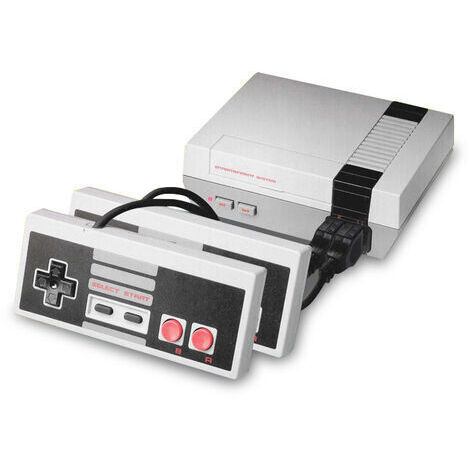 Console 620 jeux installés Classiques Mini Console avec 620 jeux vidéo TV sortie AV Vintage +2 télécommandes (1/3)