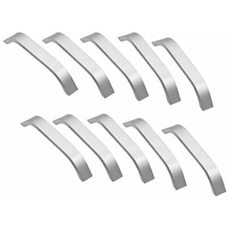 10PCS poignée meuble-poignée de meuble cuisine argent 128mm poignées de placard Cuisine Meuble Placard (1/5)