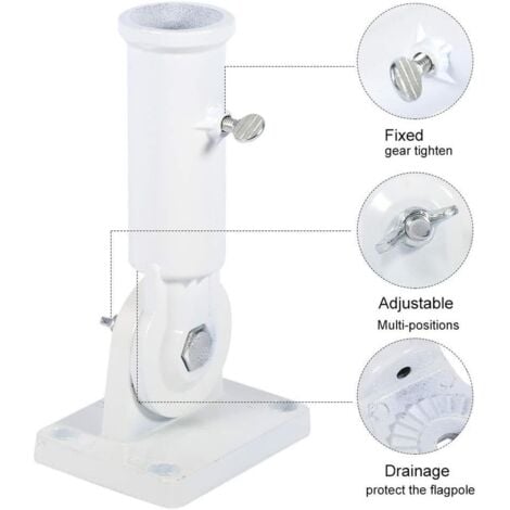 DRAPEAUX SUPPORT MÂT De Support Drapeaux Support Mural Mât Drapeau
