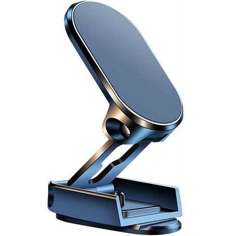 Support Magnetique Telephone Voiture【Pliable Multifonction】 Aimant Téléphone Voiture avec Base Pliable 360° Universel Porte Portable Voiture Compatible avec iPhone Samsung pour Tous Les Smartphon (1/5)