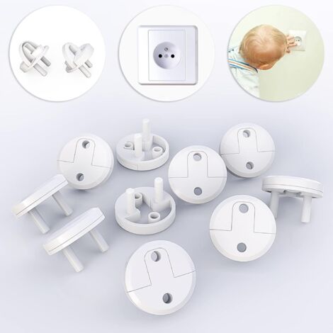 [JAMAIS UTILISÉ]20pcs Caches Prises Franaises Cache Prise Bébé Amovible [ Sans Clef Ni Adhésif ] Nouvelle Génération Originale Sécurité Domestique Et Puériculture Pour Protection Prise (1/5)