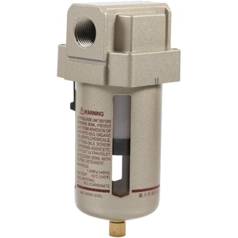 Filtre à Eau Automatique 1/2 Pouce Pour Compresseur Air - Piège Humidité 5 Microns, Vidange Auto