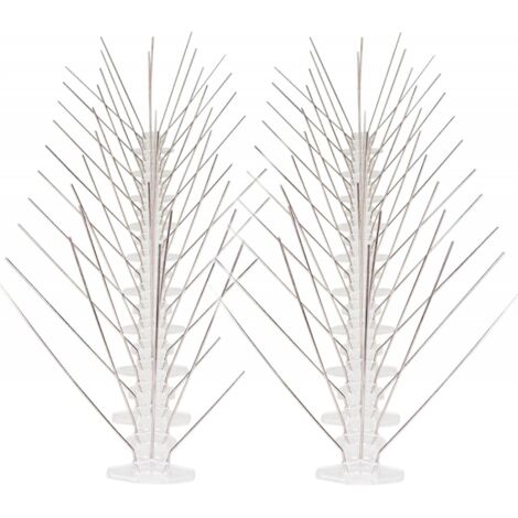 [JAMAIS UTILISÉ]3.5M Pique anti Pigeon Pic Anti-Pigeon en Acier Pointes Anti-Oiseaux en Acier Inoxydable Kit Anti-Oiseaux pour Effrayer Pigeons Corbeaux Moineaux Chats Respectueux des Animaux Pic Anti (1/5)