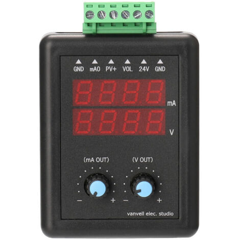 Générateur De Signal Haute Précision Portable Ticfox 4-20mA - Tension 0-10V Positive/Négative Avec Affichage LED