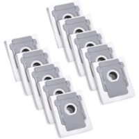 10 Sacs d'aspirateur pour iRobot Roomba i7 i7+ i3 i3+ i4 i4+ i6 i6+ j7 j7+ i8 i8+S9 S9+ E5 E6 E7 Clean Base, Sac à Poussière de Rechange Accessoire pour iRobot Roomba Allen Aspirateur