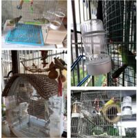 Bol Oiseau Pour Cage | Récipient Aliments Oiseaux | 2 Pièces