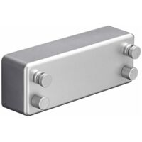 Étendoir à linge Corde à linge rétractable double fil d'acier invisible sans perforation pour le séchage du linge argenté