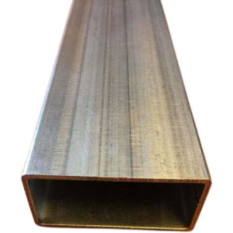 Tube rectangle acier galvanisé 60x30x2 mm - Longueur 140 cms