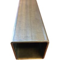 Tube carré acier galvanisé 60x60x2 mm - Longueur 300 cms