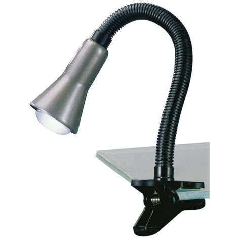 Lampada a Morsetto Pinza Flessibile Camera Ragazzi Alluminio Flepero GD Trio (1/4)