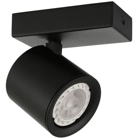 Faretto soffitto moderno nero orientabile GU10 35W Karlota (1/3)
