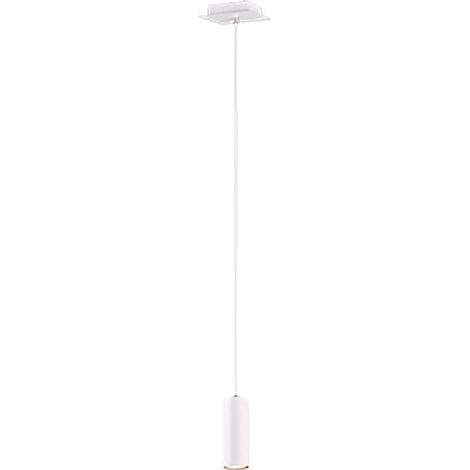 Lampada Sospensione Interno 3W GU10 Cilindro Bianco Marley GD Trio