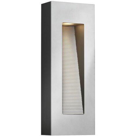 Elstead Luna - Applique da esterno a LED 2 luci Titanio IP44 (1/4)