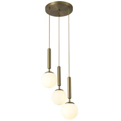 DIVINA PENDANTS E14 3X MAX 9W  GOLD