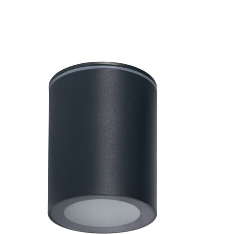 Spot soffitto IP65 - grafite - alluminio - GU10 - Ø70mm - bagno & esterno