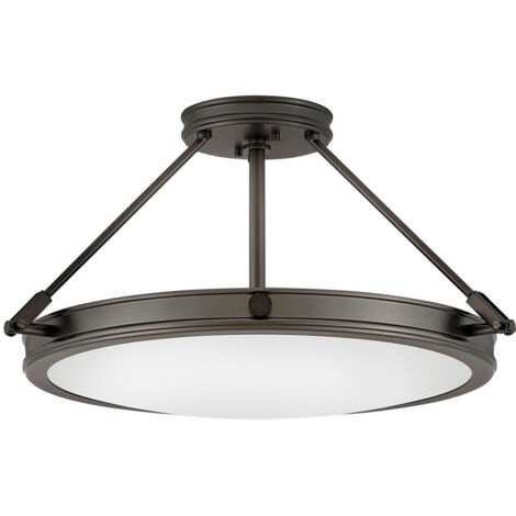 Afwerking: Zwart oxide  Materiaal: Staal, opaalglas  Hoogte: 29,2 cm  Diameter: 55,8 cm  Lamptype: E14  Aantal lampen: 4  Inclusief lamp: Nee  Dimbaar: Ja - dimbare lampen vereist  Gewicht: 3 kg  Watt (1/5)