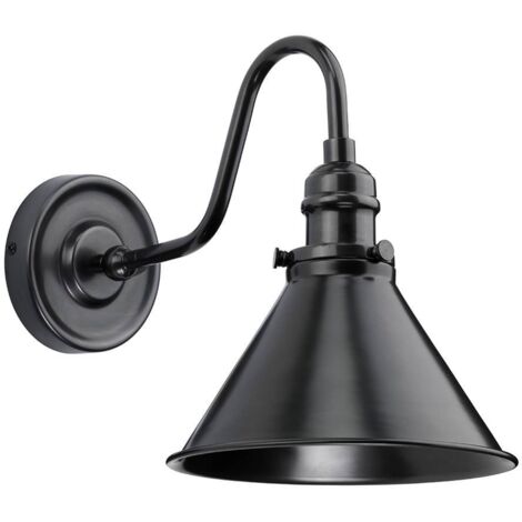 Applique Provence Elstead 1xE27 nero bronzo antico acciaio (1/5)