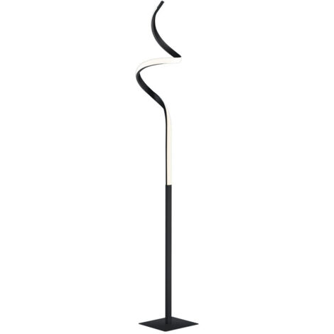 Lampada da terra LED COURSE nera 11W 950lm dimmer
