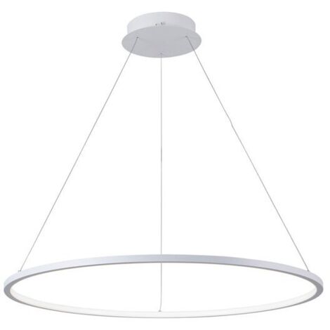 Sospensione minimal bianca anello LED 24W 3K-4K Vinola (1/2)