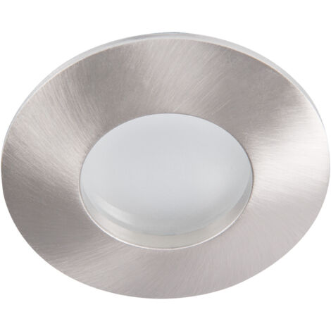 faretto incasso bagno qules tondo cromo satinato GU10