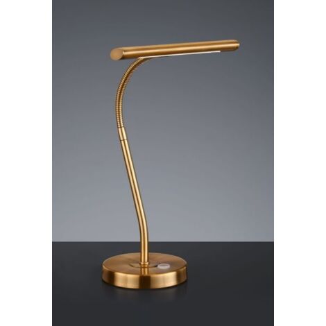Lampada scrivania Curtis oro LED dimmer Trio 4W 3000K