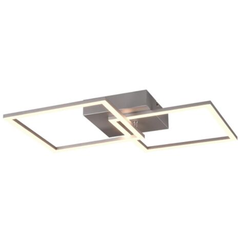 TRAIL APPLIQUE PLAFONIERA LED incl. 1x SMD, 20W · 1x 2250lm, 3000K GEOMETRIA ORIENTABILE CON FINITURA TITANIO LUCE CALDA (1/6)