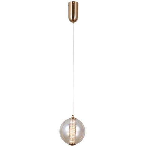 Lampada a sospensione LED 6W Butero PND34359SHBRAMB Italux (1/4)