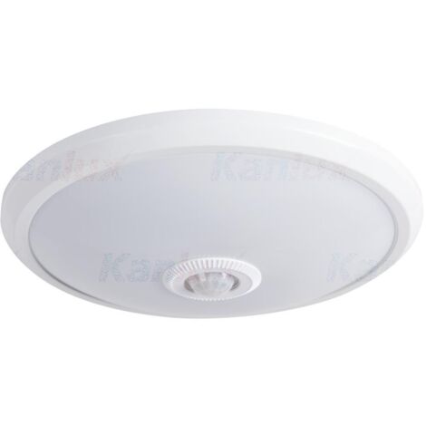 plafoniera a led con sensore di movimento 14 watt bianco naturale E