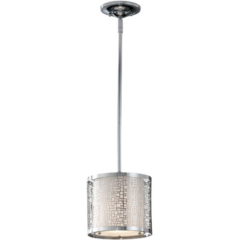 Elstead Joplin - Mini sospensione a soffitto a 1 luce Cromo, E27 (1/3)