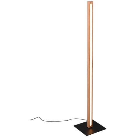 Lampada da terra LED Bellari legno chiaro Trio 426410130