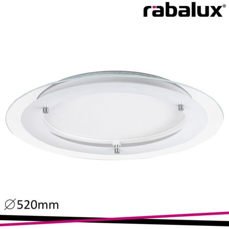Plafoniera incasso tonda 52cm LED 22W 4000K bianca (1/3)