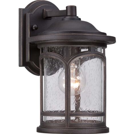 Elstead Marblehead - Lanterna da parete piccola a 1 luce - Finitura bronzo palladiano, attacco E27