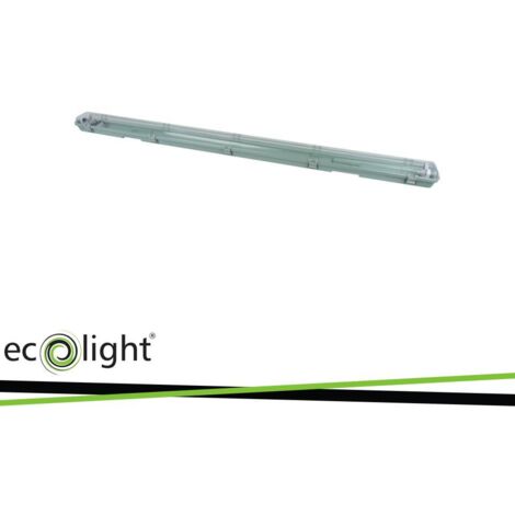 PLAFONIERA IP65 PER TUBI LED 2X120CM (T8 NO-INCLUSO) (1/3)