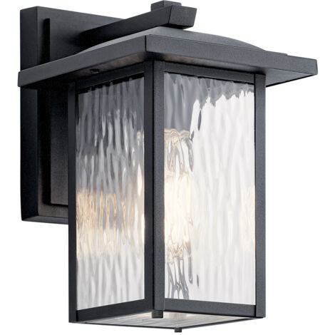 Applique esterna CAPPANNA industriale nera E27 IP44 Kichler