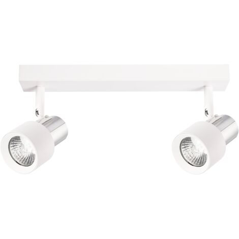 Lampada da soffitto Cino 2xGU10 Bianco + Cromo (1/5)