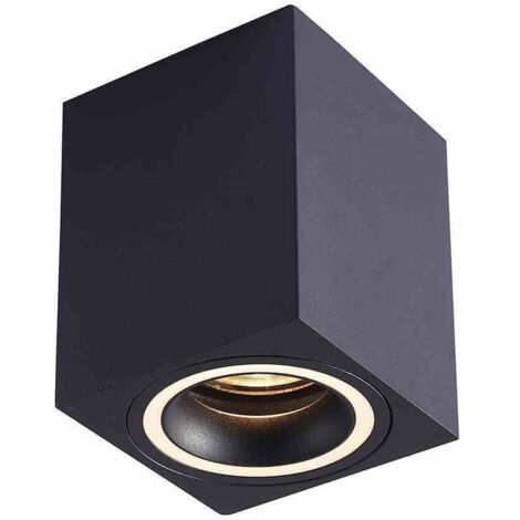 Anello Bima Quadrato Nero 1xGU10 (1/4)