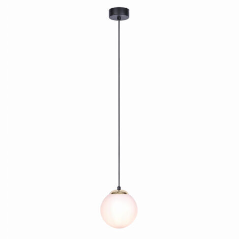 Lampadario moderno sfera vetro bianco Kaja ISLA K-4910 (1/5)