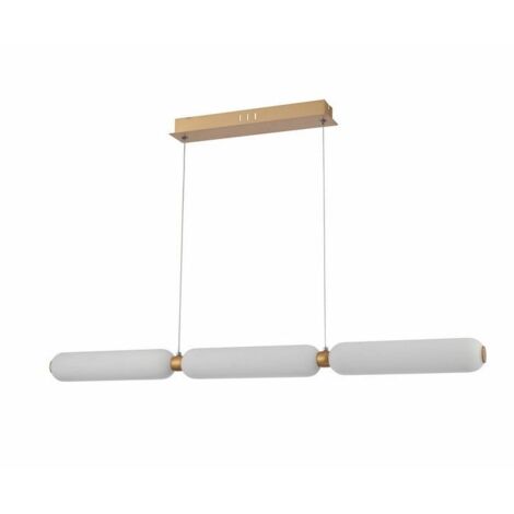 Lampada a sospensione Catkin oro LED 8W 3 luci Reality