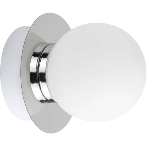 Applique bagno Becca G9 cromo/bianco IP44 28W Rabalux