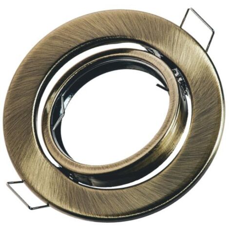 Faretto incasso orientabile IdeaLED ID-1052 GU10 ottone