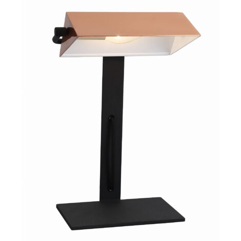 Lampada da tavolo Candellux Bankier 41-78346 nera E14 (1/3)