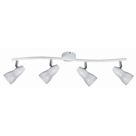 Plafoniera Candellux Fiord bianco/cromo 4xE14 70cm (1/3)