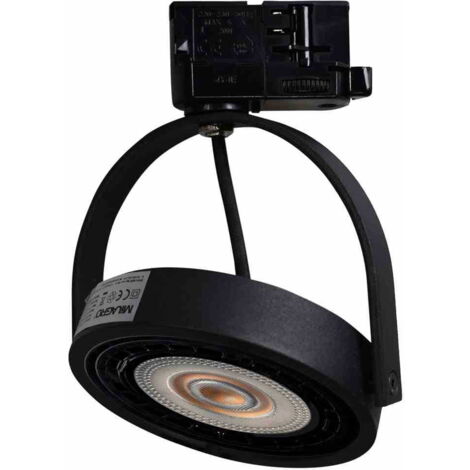 Faretto LED per sistema binario Milagro Track ML7057 nero (1/2)