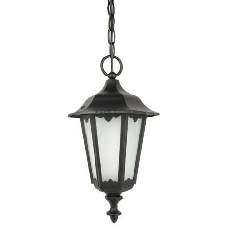 Lampada sospesa esterna Retro nera Ø21 1xE27 IP43 SU-MA