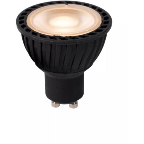 Lampadina LED GU10 5W 2700K crepuscolare nera Lucide (1/2)