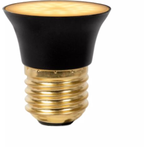 Lampadina LED G45 E27 5W dimmerabile nero oro 2700K Lucide
