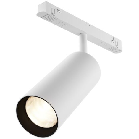 Faretto su binario 1 fase bianco LED 20W 3000K Maytoni Focus